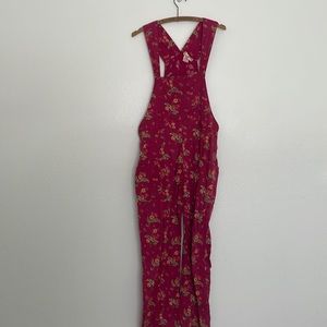 Vintage Floral Overalls